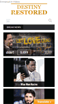 Mobile Screenshot of destinyrestored.com